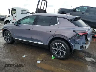 2024 Chevrolet Equinox EV LT with VIN 3GN7DLRP3RS275900, listed as a Copart auction lot 46963625 with 4,485 mi miles and Salvage Title. Bid and sale history available at DreamBid. Image 2.