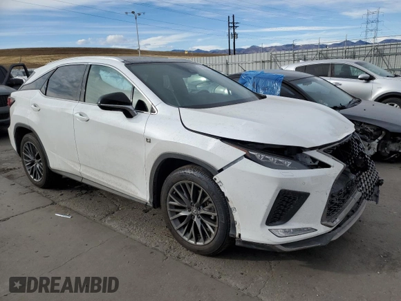 2021 Lexus RX 350 F Sport with VIN 2T2YZMDA9MC263436, listed as a Copart auction lot 70802402 with 18,069 mi miles and . Bid and sale history available at DreamBid. Image 4.