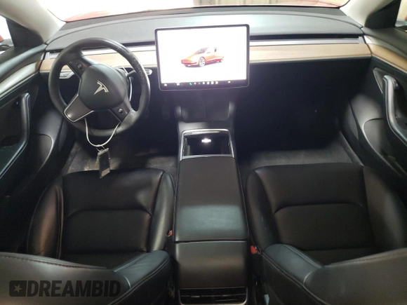 2022 Tesla Model 3 with VIN 5YJ3E1EA8NF289661, listed as a Copart auction lot 52350675 with 153,797 mi miles and Salvage Title. Bid and sale history available at DreamBid. Image 8.