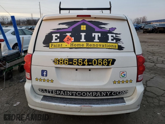 2013 Ram Cargo Van Tradesman with VIN 2C4JRGAG6DR716508, listed as a Copart auction lot 82859524 with 0 mi miles and Clean Title. Bid and sale history available at carsss.com. Image 6.