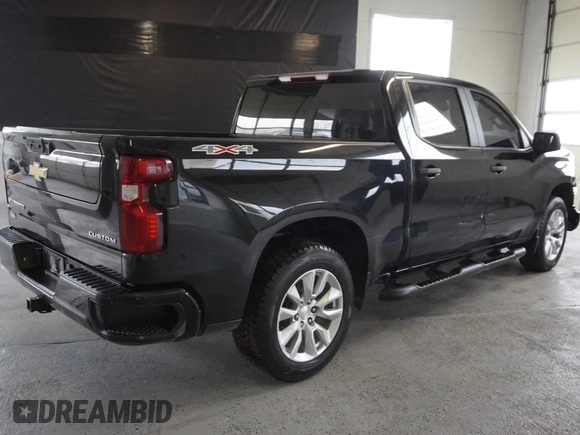 2023 Chevrolet Silverado 1500 Custom with VIN 3GCPDBEK4PG147047, listed as a Copart auction lot 49730355 with 73,611 mi miles and Salvage Title. Bid and sale history available at DreamBid. Image 3.