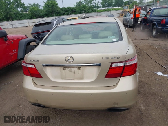 2007 Lexus LS 460 with VIN JTHBL46F775033849, listed as a IAAI auction lot 42426122 with 255,911 mi miles and . Bid and sale history available at DreamBid. Image 17.