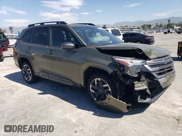 2025 Subaru Forester Limited с VIN JF2SLDNC0SH488141, выставлен на аукционе Copart как лот 52147495 с пробегом 10 793 миль миль и Списание • Salvage title. История ставок и продаж доступна на DreamBid. Изображение 4.