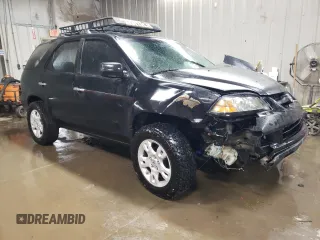 2005 Acura MDX Touring with VIN 2HNYD18915H521466, listed as a Copart auction lot 87730455 with 182,893 mi miles and Salvage Title. Bid and sale history available at carsss.com. Image 4.