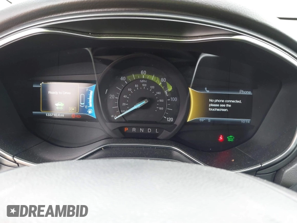 2013 Ford Fusion Titanium Hybrid with VIN 3FA6P0RU2DR308696, listed as a IAAI auction lot 41914944 with 133,710 mi miles. Bid and sale history available at carsss.com. Image 7.