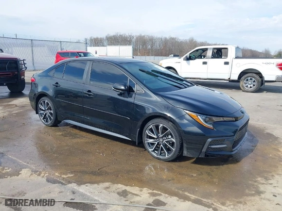 2020 Toyota Corolla SE with VIN 5YFP4RCE9LP046578, listed as a IAAI auction lot 41673196 with 73,492 mi miles. Bid and sale history available at carsss.com. Image 1.