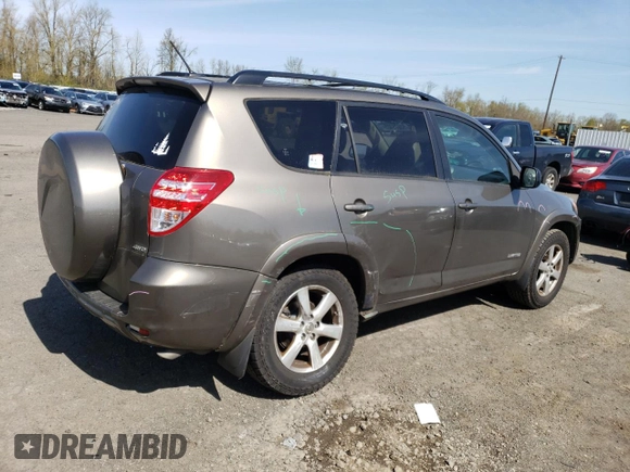 2010 Toyota RAV4 Ltd with VIN JTMDK4DV4AD013224, listed as a Copart auction lot 52075325 with 201,027 mi miles and Salvage Title. Bid and sale history available at carsss.com. Image 3.