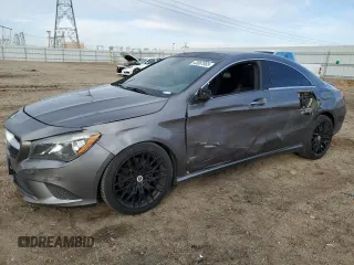2016 Mercedes-Benz CLA with VIN WDDSJ4EBXGN377140, listed as a Copart auction lot 43067665 with 128,203 mi miles and Salvage Title. Bid and sale history available at carsss.com. Image 1.