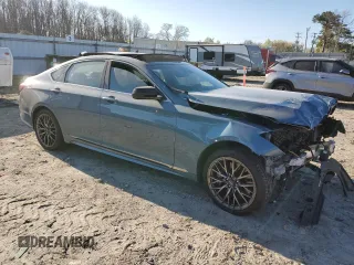 2018 Genesis G80 Sport z VIN KMHGN4JB9JU247868, wystawiony jako Copart lot #47442534 z przebiegiem 47 162 mil mil oraz Szkoda całkowita • Salvage title. Historia ofert i sprzedaży dostępna na DreamBid. Obrazek 4.