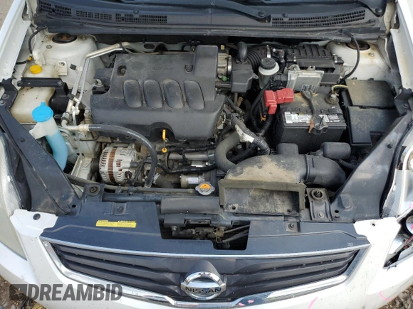 2012 Nissan Sentra 2.0 with VIN 3N1AB6APXCL754739, listed as a Copart auction lot 57409295 with 182,661 mi miles and Salvage title. Bid and sale history available at DreamBid. Image 11.