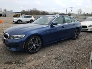 2021 BMW 3 Series 330i xDrive with VIN 3MW5R7J03M8B90260, listed as a Copart auction lot 52482935 with 31,373 mi miles and Salvage Title. Bid and sale history available at DreamBid. Image 1.