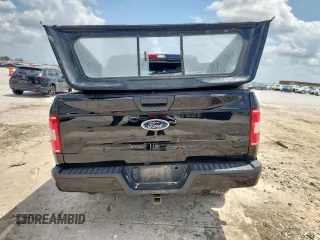2018 Ford F-150 XL with VIN 1FTEW1E57JFC39493, listed as a Copart auction lot 61781395 with 129,871 mi miles and Salvage title. Bid and sale history available at DreamBid. Image 6.