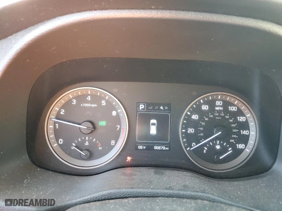 2016 Hyundai Tucson SE with VIN KM8J33A48GU110937, listed as a Copart auction lot 77781754 with 96,879 mi miles and Salvage Title. Bid and sale history available at carsss.com. Image 9.