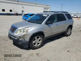 2008 GMC Acadia SLE1 z VIN 1GKEV13748J265438, wystawiony jako Copart lot #58269235 z przebiegiem 195 235 mil mil oraz Szkoda całkowita • Salvage title. Historia ofert i sprzedaży dostępna na DreamBid. Obrazek 1.