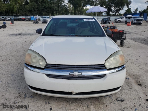 2005 Chevrolet Malibu with VIN 1G1ZS52F35F215949, listed as a Copart auction lot 74637944 with 0 mi miles and Salvage Title. Bid and sale history available at carsss.com. Image 5.