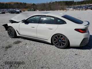 2024 BMW i4 eDrive40 z VIN WBY73AW02RFS36614, wystawiony jako Copart lot #46590795 z przebiegiem 4 286 mil mil oraz Czysty tytuł • Clean title. Historia ofert i sprzedaży dostępna na DreamBid. Obrazek 2.