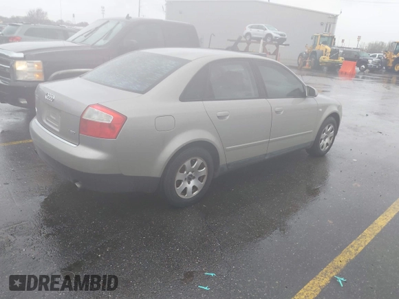 2002 Audi A4 1.8T with VIN WAULC68E22A123283, listed as a IAAI auction lot 41731385 with 185,639 mi miles. Bid and sale history available at carsss.com. Image 4.