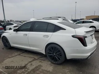 2021 Cadillac CT5 V-Series with VIN 1G6DV5RW6M0144314, listed as a Copart auction lot 45296315 with 35,030 mi miles and Salvage title. Bid and sale history available at DreamBid. Image 2.