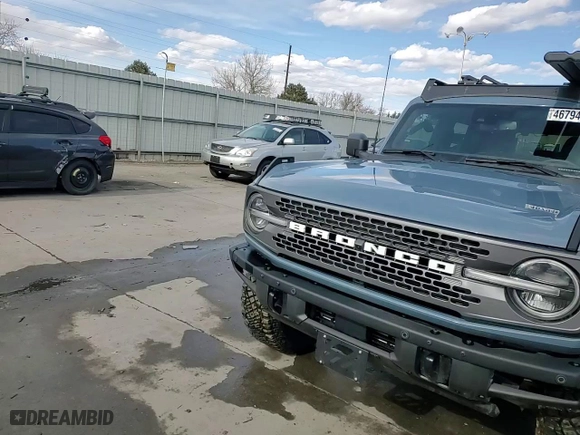 2024 Ford Bronco Badlands with VIN 1FMEE9BP7RLA42517, listed as a Copart auction lot 46794045 with 19,865 mi miles and Salvage Title. Bid and sale history available at carsss.com. Image 15.