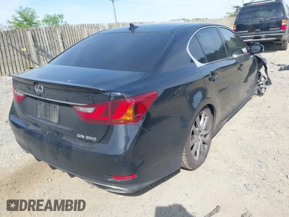 2013 Lexus GS 350 with VIN JTHBE1BL0D5014396, listed as a IAAI auction lot 42098507 with 185,336 mi miles and . Bid and sale history available at DreamBid. Image 4.