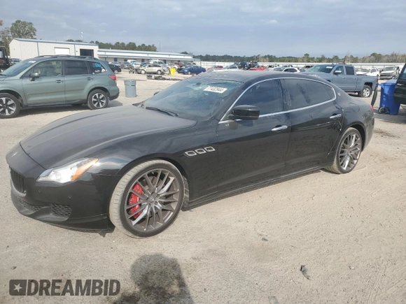 2014 Maserati Quattroporte GTS z VIN ZAM56PPA3E1081181, wystawiony jako Copart lot #77432944 z przebiegiem 33 877 mil mil oraz Czysty tytuł • Clean title. Historia ofert i sprzedaży dostępna na DreamBid. Obrazek 1.