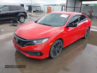 2021 Honda Civic Sport with VIN 2HGFC2F80MH502407, listed as a IAAI auction lot 41949825 with 65,661 mi miles and . Bid and sale history available at DreamBid. Image 18.