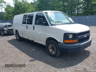 2013 Chevrolet Express Cargo with VIN 1GCWGGCA8D1140283, listed as a IAAI auction lot 42740066 with 336,824 mi miles and . Bid and sale history available at DreamBid. Image 1.