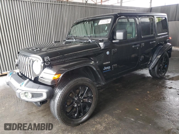 2023 Jeep Wrangler Sahara с VIN 1C4JJXP64PW704147, выставлен на аукционе Copart как лот 59096975 с пробегом 45 122 миль миль и Чистый • Clean title. История ставок и продаж доступна на DreamBid. Изображение 1.