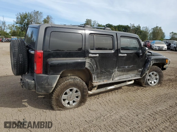 2008 Hummer H3 SUV Luxury with VIN 5GTEN43E988197052, listed as a Copart auction lot 73338734 with 142,696 mi miles and Clean Title. Bid and sale history available at carsss.com. Image 3.