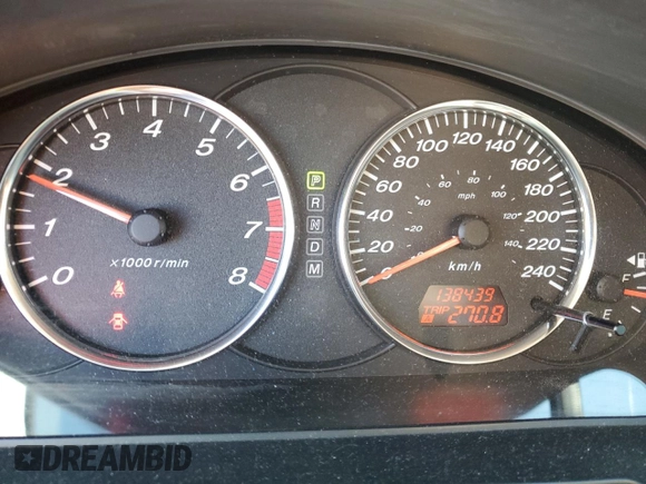 2006 Mazda 6 i with VIN 1YVFP80C165M42158, listed as a Copart auction lot 47978495 with 138,439 mi miles and Salvage Title. Bid and sale history available at carsss.com. Image 9.