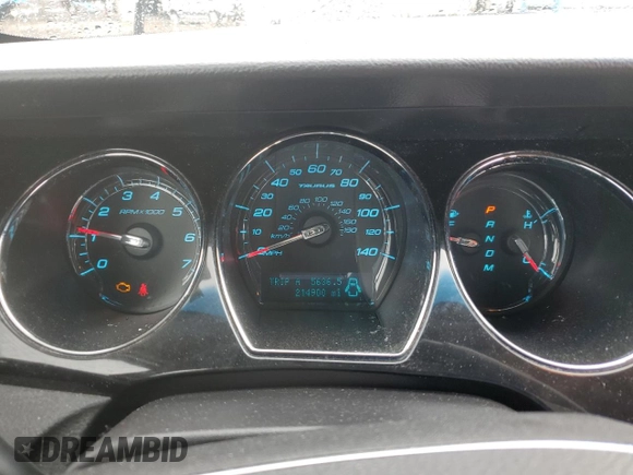 2010 Ford Taurus Limited with VIN 1FAHP2FW4AG119254, listed as a Copart auction lot 49043875 with 214,900 mi miles and Clean Title. Bid and sale history available at carsss.com. Image 9.