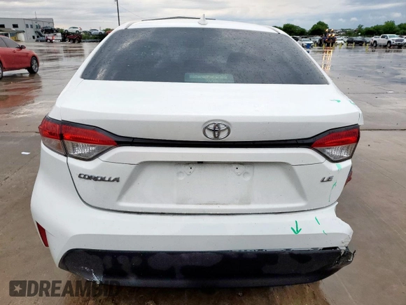 2023 Toyota Corolla LE z VIN 5YFB4MDE0PP015995, wystawiony jako Copart lot #55266705 z przebiegiem 57 339 mil mil oraz Szkoda całkowita • Salvage title. Historia ofert i sprzedaży dostępna na DreamBid. Obrazek 6.