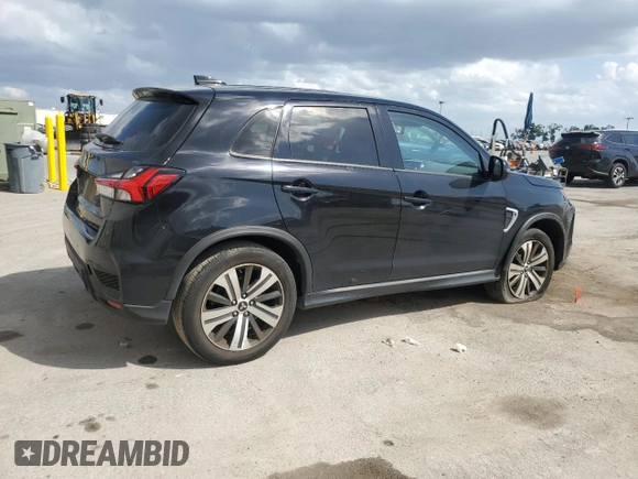 2022 Mitsubishi Outlander SE with VIN JA4APVAU6NU009195, listed as a Copart auction lot 52381595 with 43,969 mi miles and Salvage title. Bid and sale history available at DreamBid. Image 3.