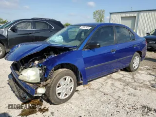 2004 Honda Civic VP z VIN 1HGES16374L014068, wystawiony jako Copart lot #53843645 z przebiegiem 141 975 mil mil oraz Szkoda całkowita • Salvage title. Historia ofert i sprzedaży dostępna na DreamBid. Obrazek 1.