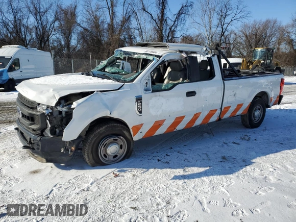 2020 Ford F-250 XL with VIN 1FT7X2A64LED97969, listed as a Copart auction lot 85170604 with Not provided miles and Salvage title. Bid and sale history available at DreamBid. Image 1.