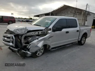 2017 Ford F-150 XL with VIN 1FTEW1C84HKD00930, listed as a Copart auction lot 50089925 with 190,000 mi miles and Salvage Title. Bid and sale history available at carsss.com. Image 1.