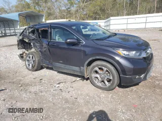 2017 Honda CR-V EX-L with VIN 2HKRW2H86HH644242, listed as a Copart auction lot 50571315 with 92,764 mi miles and Salvage Title. Bid and sale history available at carsss.com. Image 4.