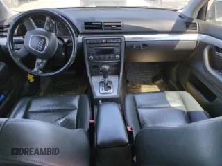 2007 Audi A4 2.0T with VIN WAUDF78EX7A024896, listed as a Copart auction lot 59593995 with 151,980 mi miles and Salvage title. Bid and sale history available at DreamBid. Image 8.