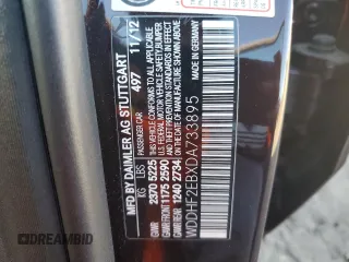 2013 Mercedes-Benz E-Class E 350 Luxury BlueTEC with VIN WDDHF2EBXDA733895, listed as a Copart auction lot 78421084 with 28,277 mi miles and Salvage Title. Bid and sale history available at carsss.com. Image 12.