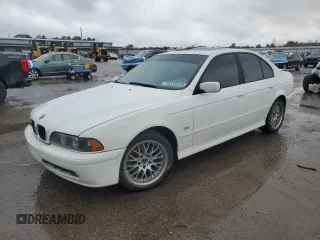2002 BMW 5 Series 530iA with VIN WBADT63402CH93800, listed as a Copart auction lot 48460245 with 227,449 mi miles and Salvage Title. Bid and sale history available at carsss.com. Image 1.