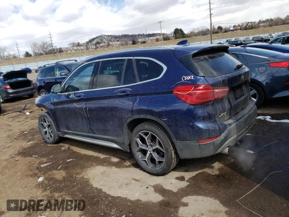 2019 BMW X1 xDrive28i with VIN WBXHT3C50K5L91257, listed as a Copart auction lot 45235683 with 45,375 mi miles. Bid and sale history available at carsss.com. Image 2.