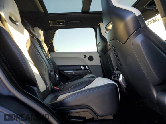 2021 Land Rover Range Rover Sport SVR with VIN SALWZ2RE5MA780919, listed as a Copart auction lot 84604744 with 36,867 mi miles and Salvage Title. Bid and sale history available at DreamBid. Image 11.