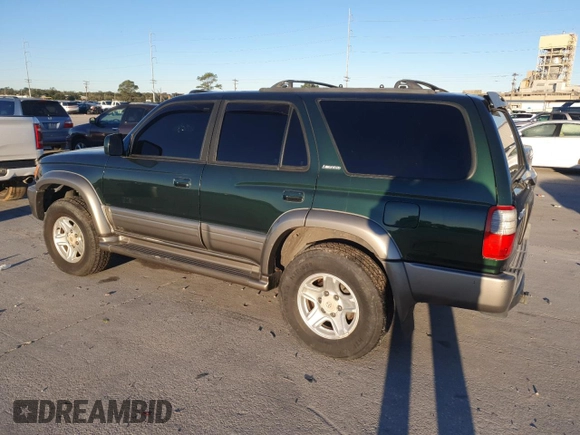 1999 Toyota 4Runner Limited with VIN JT3HN87R3X9029140, listed as a Copart auction lot 81902194 with 202,851 mi miles and Clean title. Bid and sale history available at DreamBid. Image 2.