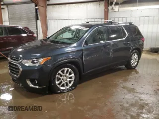 2019 Chevrolet Traverse LT Cloth with VIN 1GNERGKW8KJ282169, listed as a Copart auction lot 48940915 with 96,871 mi miles and Clean Title. Bid and sale history available at carsss.com. Image 1.