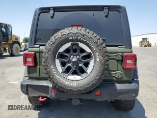 2021 Jeep Wrangler Unlimited Rubicon z VIN 1C4HJXFG6MW700458, wystawiony jako Copart lot #59791015 z przebiegiem 45 562 mil mil oraz Szkoda całkowita • Salvage title. Historia ofert i sprzedaży dostępna na DreamBid. Obrazek 6.
