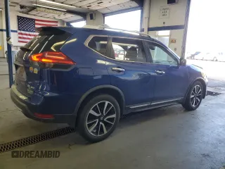 2017 Nissan Rogue S with VIN JN8AT2MV1HW028156, listed as a Copart auction lot 49515865 with 106,254 mi miles and Salvage Title. Bid and sale history available at carsss.com. Image 3.