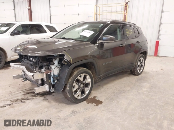 2019 Jeep Compass Limited z VIN 3C4NJDCBXKT806442, wystawiony jako IAAI lot #41745968 z przebiegiem 42 478 mil mil oraz . Historia ofert i sprzedaży dostępna na DreamBid. Obrazek 2.