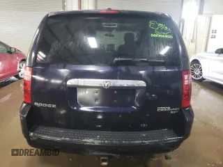 2010 Dodge Grand Caravan SXT with VIN 2D4RN5D15AR140564, listed as a Copart auction lot 52735825 with 187,744 mi miles and Salvage Title. Bid and sale history available at DreamBid. Image 6.
