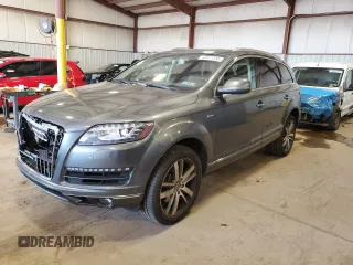 2015 Audi Q7 Premium Plus with VIN WA1LGAFE8FD022938, listed as a Copart auction lot 50371555 with 144,602 mi miles and Salvage Title. Bid and sale history available at DreamBid. Image 1.