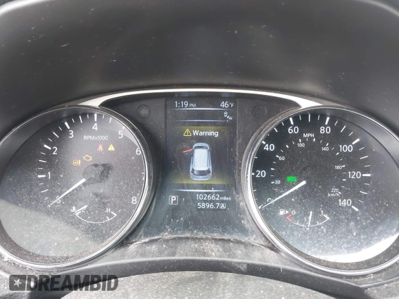 2016 Nissan Rogue SL with VIN 5N1AT2MV8GC810347, listed as a IAAI auction lot 41654575 with 102,662 mi miles and . Bid and sale history available at DreamBid. Image 7.